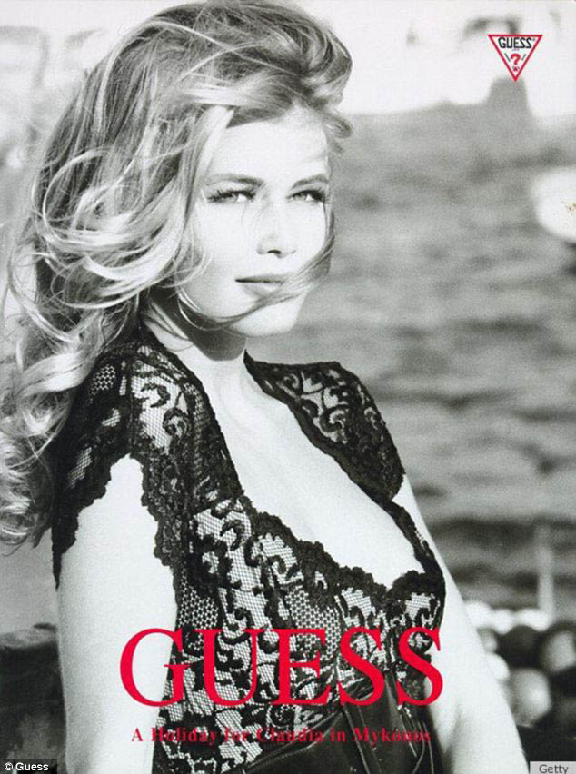 Paul Marciano, guess ad with Claudia Schiffer