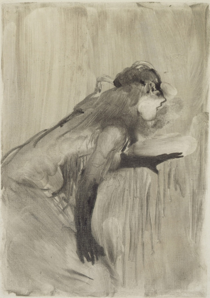 edgar degas painting, Café-Concert Singer