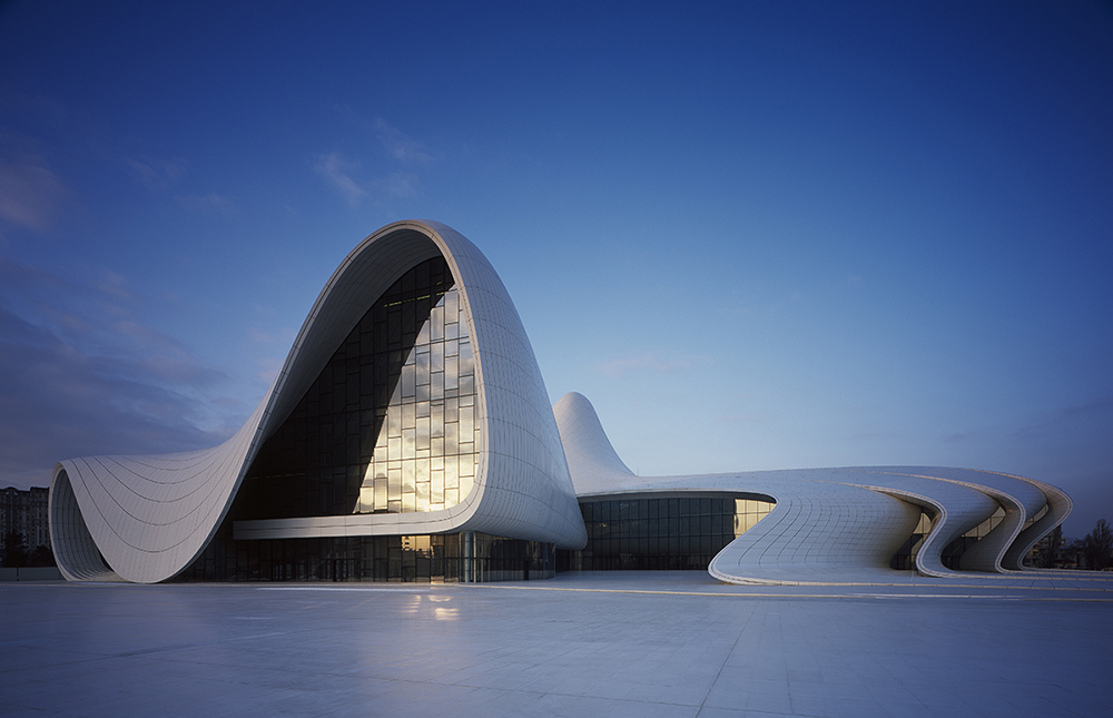 zaha hadid architecture, heydar aliyev center