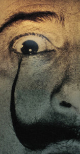 Portrait of Dali, teatro museo Dali Detail of a photographic portrait of Dali in Dali museum theater, Figueras, Gerona province (Photo by Quim Llenas/Cover/Getty Images)