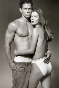 mark wahlberg, kate hudson calvin klein underwear ad