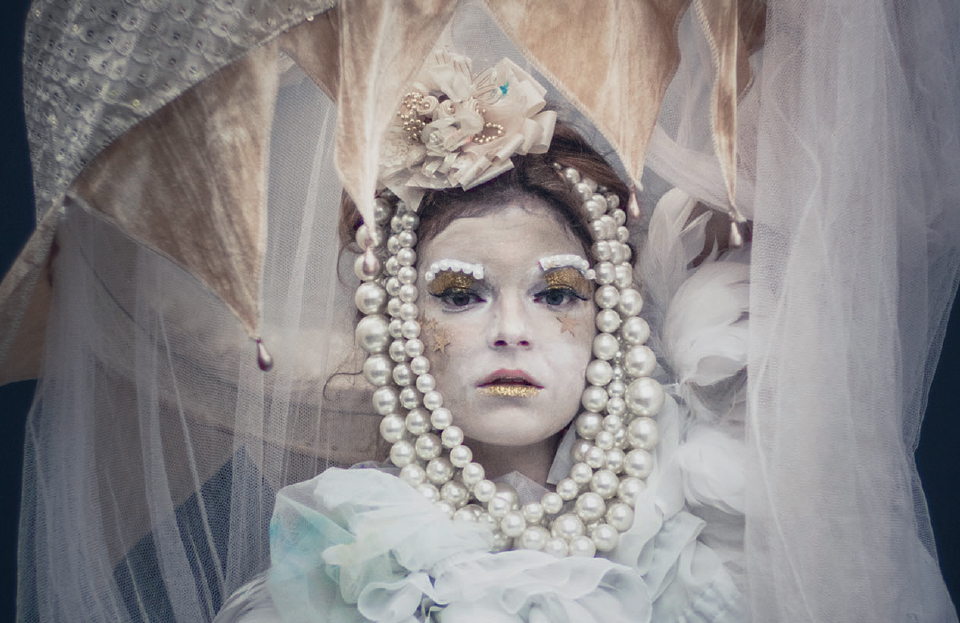 damien frost drag, night flowers, couture
