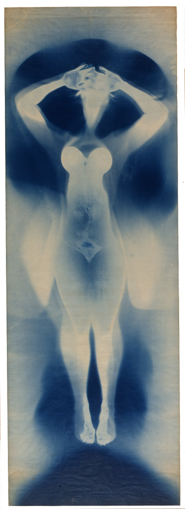Female Figure by Susan Weil and Robert Rauschenberg, abstract painting