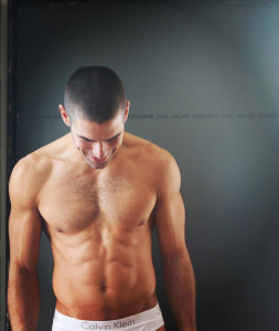 chad white topless in his calvin klein underwear