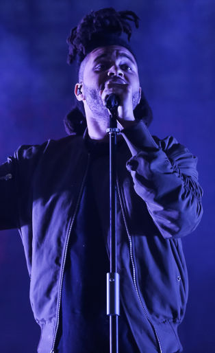 POMONA, CA - AUGUST 01: Singer The Weeknd performs during the HARD Summer Music Festival at Fairplex on August 1, 2015 in Pomona, California. (Photo by Chelsea Lauren/WireImage)