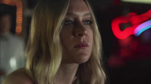 portrait of Chloë Savigny for jimmy choo ad
