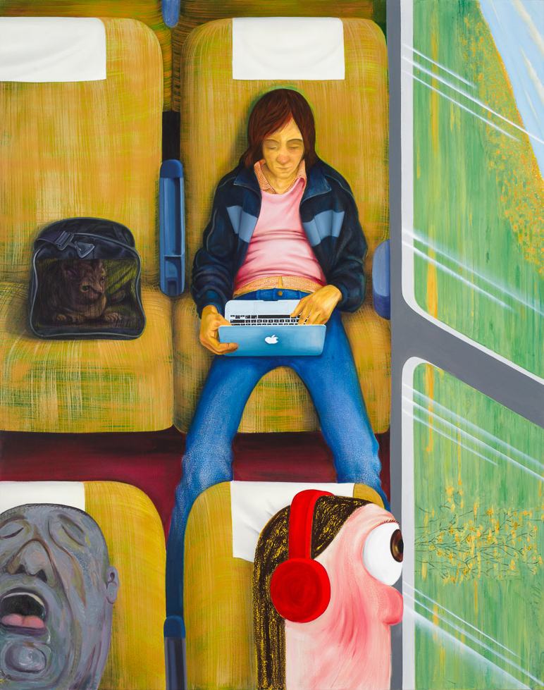 nicole eisenman at anton kern gallery,Weeks on the Train