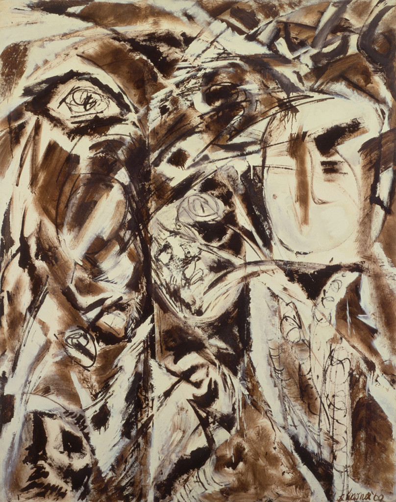 Lee Krasner, Robert Miller Gallery, assault on the solar plexus
