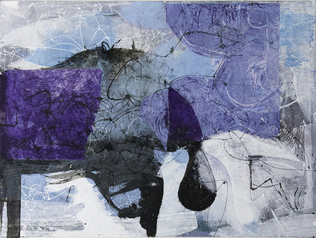 Harpswell (2016), by Charlie Hewitt. Oil, acrylic and mixed media on canvas, 30 x 40 inches. Courtesy Jim Kempner Fine Art.