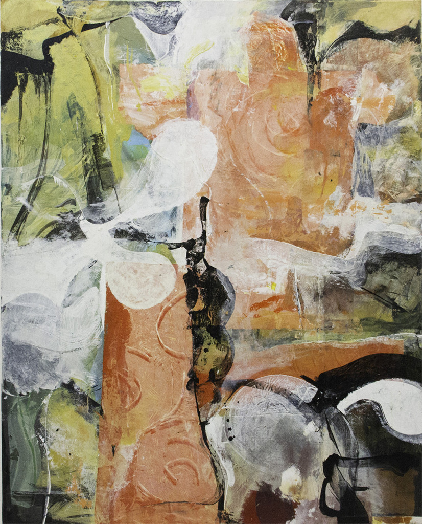 Heart of Gold I (2016), by Charlie Hewitt. Oil, acrylic and mixed media on canvas, 60 x 48 inches. Courtesy Jim Kempner Fine Art.