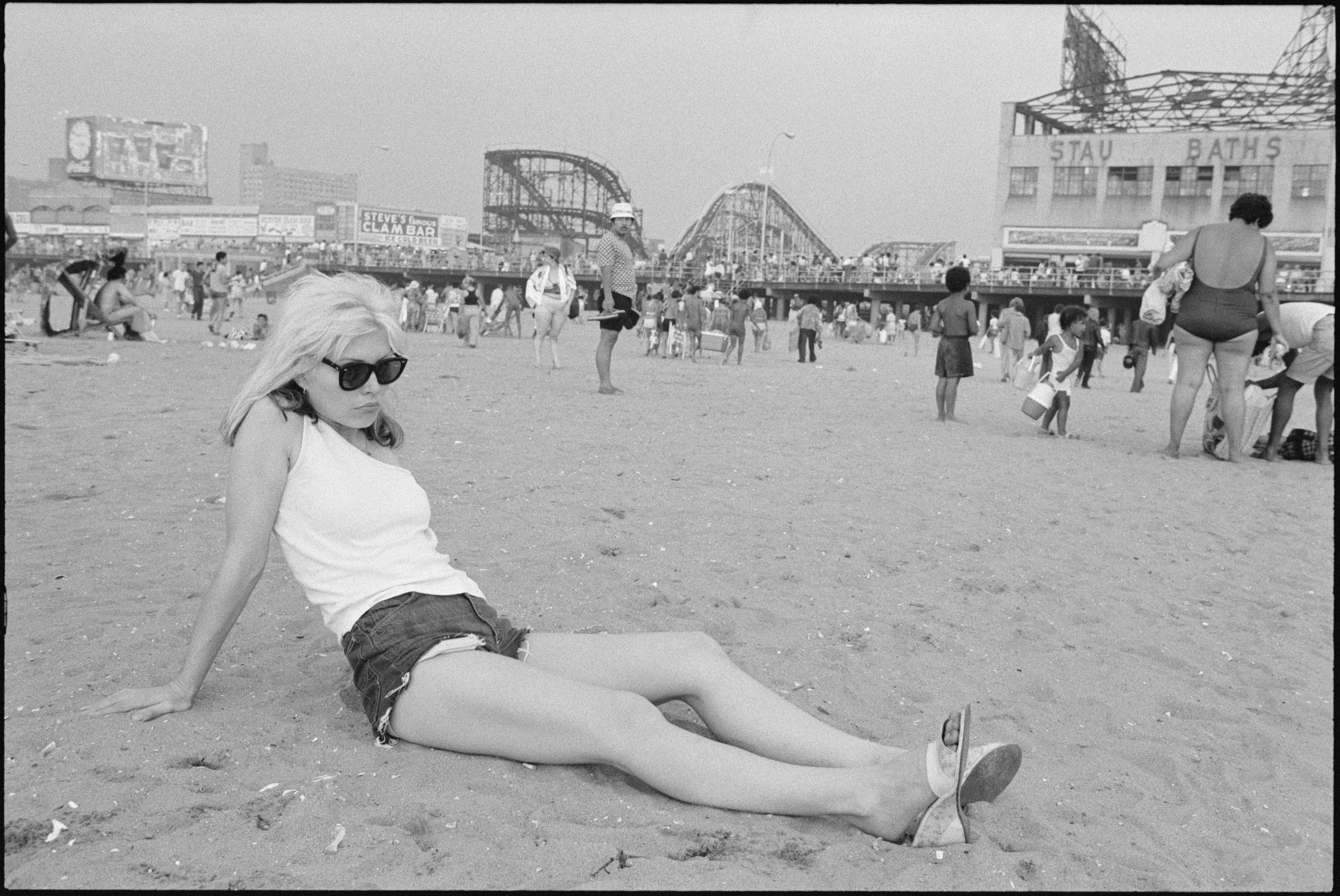 Debbie Harry, Coney Island, 1976.