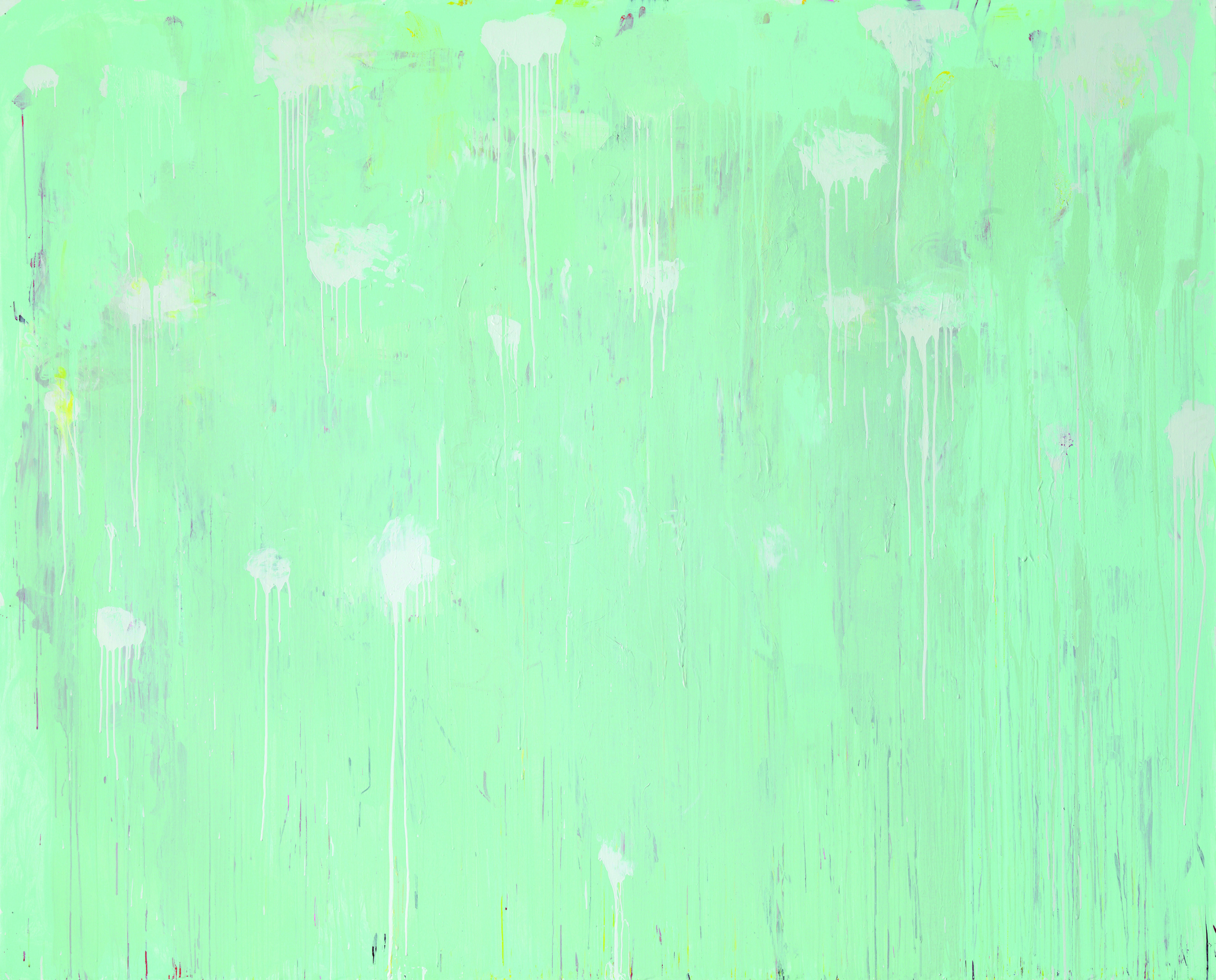 Untitled (A Gathering of Time) (2003), by Cy Twombly. Acrylic on canvas, 215.9 x 267.3 cm. Udo and Anette Brandhorst Collection. ©BKP, Berlin. RMN-Grand Palais / Image BStGS.