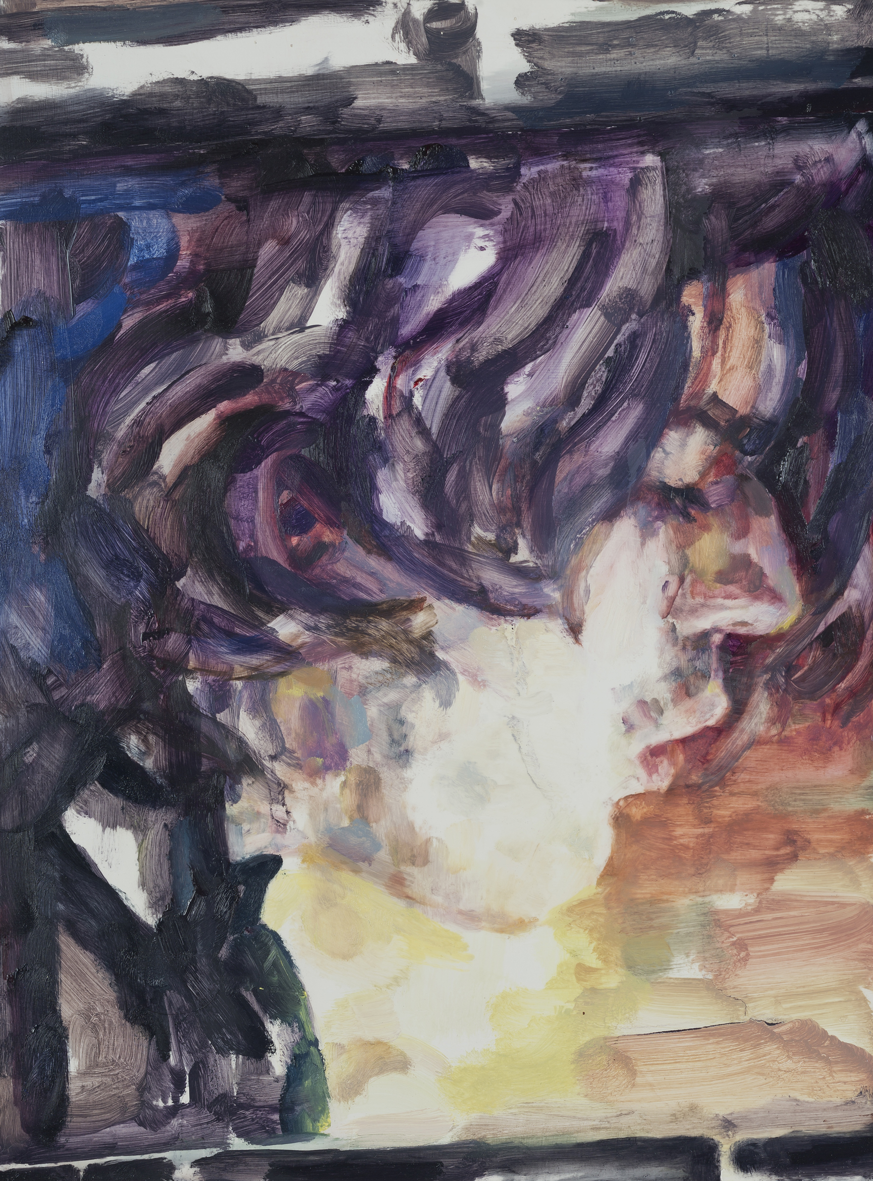 David Fray (Playing Ravel) (2016), by Elizabeth Peyton. Oil on panel, 9 x 12 inches. © Elizabeth Peyton. Courtesy Gladstone Gallery.