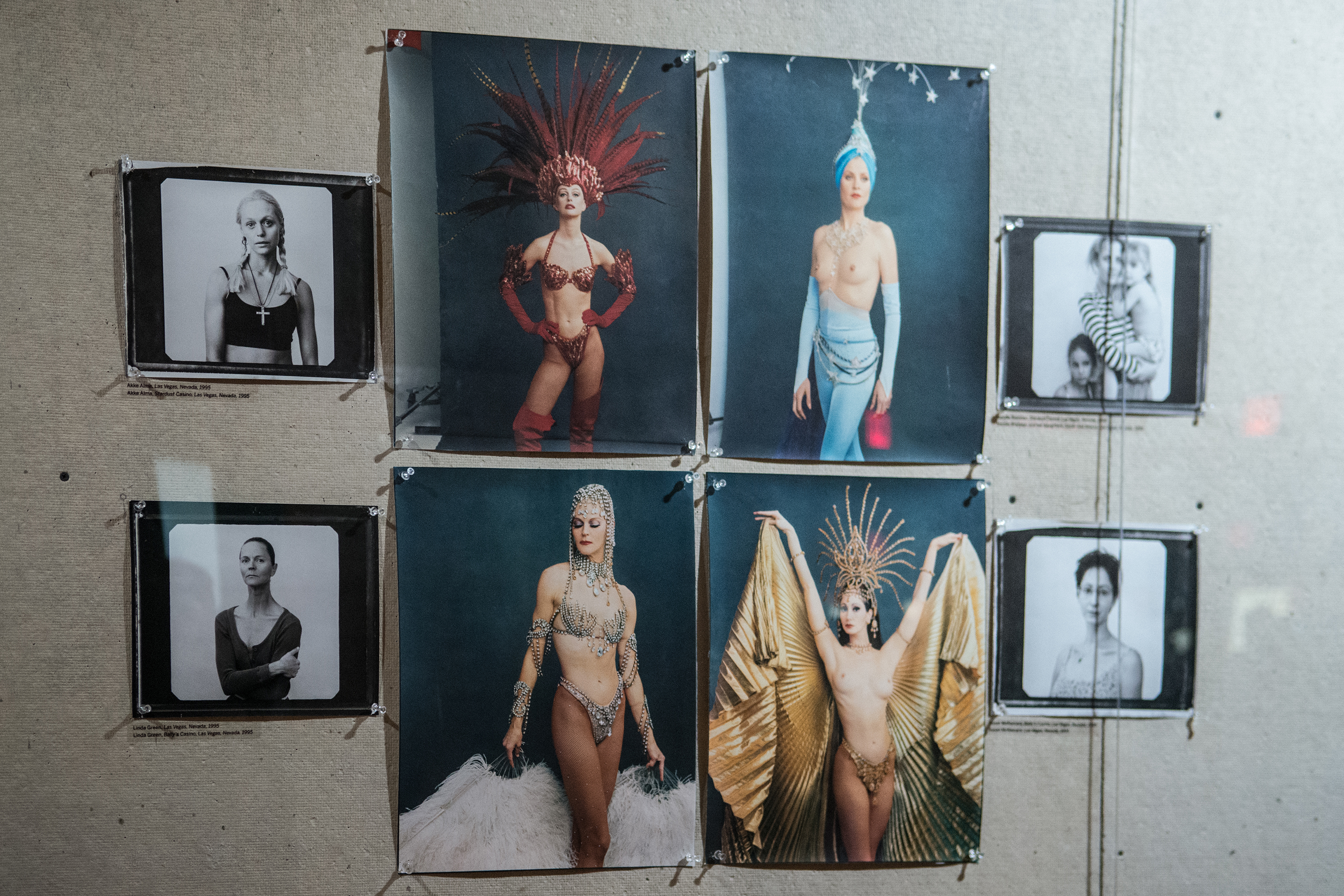 Installation view from "WOMEN: New Portraits," an exhibit of work by Annie Leibovitz, commissioned by UBS, at the former Bayview Correctional Facility, future home of the Women's Building.
