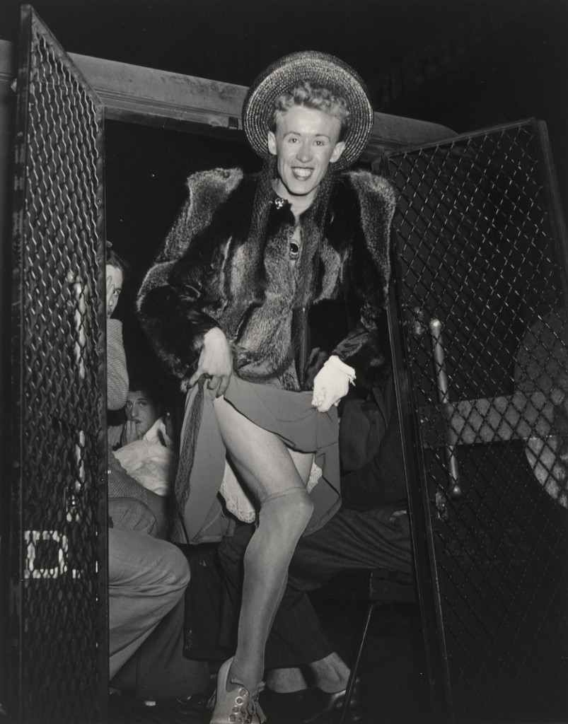 The Gay Deceiver (c. 1939) by Weegee (Arthur Fellig). Gelatin silver print 13 x 10 1/4".