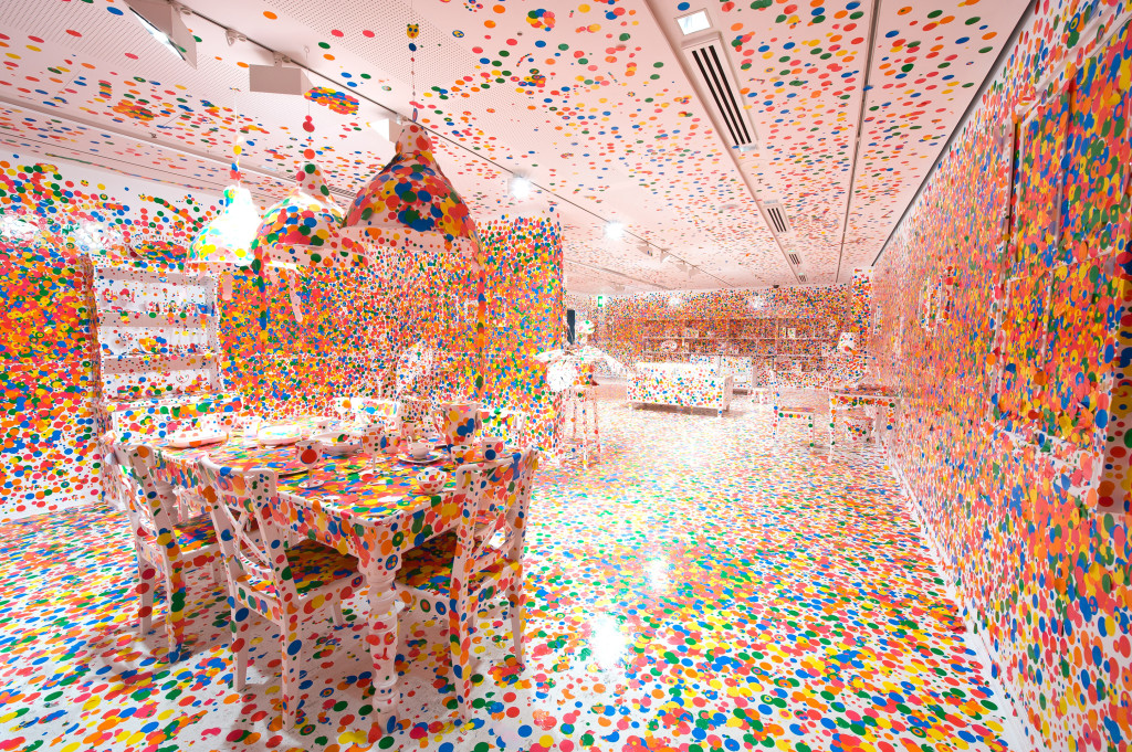 Yayoi Kusama, "Obliteration Room," image courtesy of the HirschhornMuseum