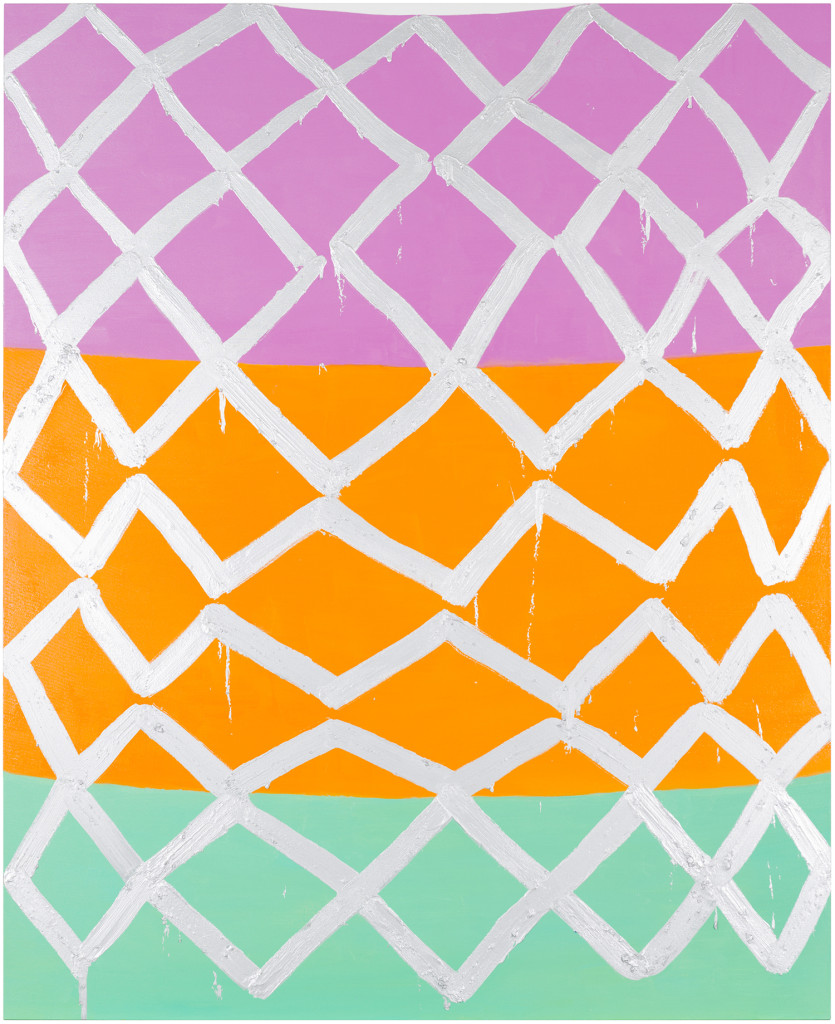 Sailors See Green by Judy Ledgerwood (2013). Collection Museum of Contemporary Art Chicago, gift of Katherine S. Schamberg by exchange. © 2013 Judy Ledgerwood. Photo: Nathan Keay, © MCA Chicago.