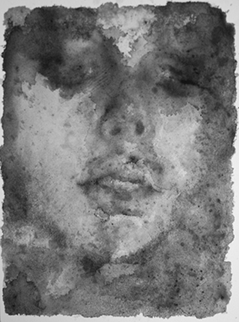 Monologue #36 by Shanlin Ye (2016). Watercolor on paper, 14 x 11 inches. Courtesy Jim Kempner Fine Art. 