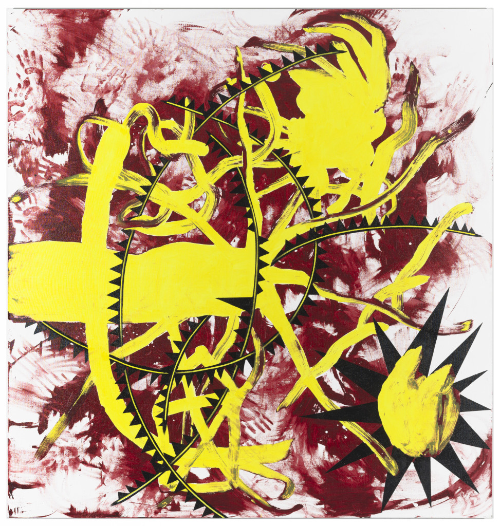 Alastor by Charline von Heyl (2008). Collection Museum of Contemporary Art Chicago, gift of Mary and Earle Ludgin by exchange. © 2008 Charline von Heyl. Photo: Nathan Keay, © MCA Chicago.