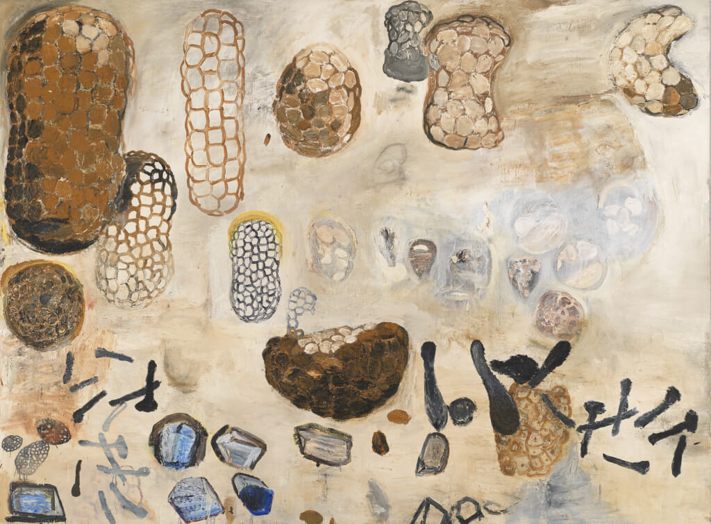 Good Government (1984) by Terry Winters. Oil on linen 101 1/4 × 136 1/4 inches. Purchase with funds from The Mnuchin Foundation and the Painting and Sculpture Committee. 