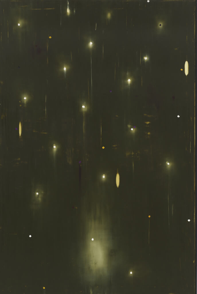 Count No Count (1989) by Ross Bleckner. Oil and wax on canvas 108 × 72 1/8 inches. Purchase with funds from the Painting and Sculpture Committee. 