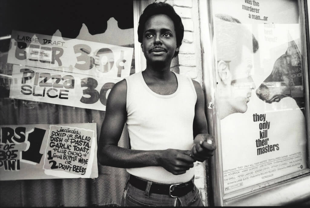 Hustler, Selma Avenue, Hollywood, 1971. Vintage gelatin silver print. 11 x 14”. 