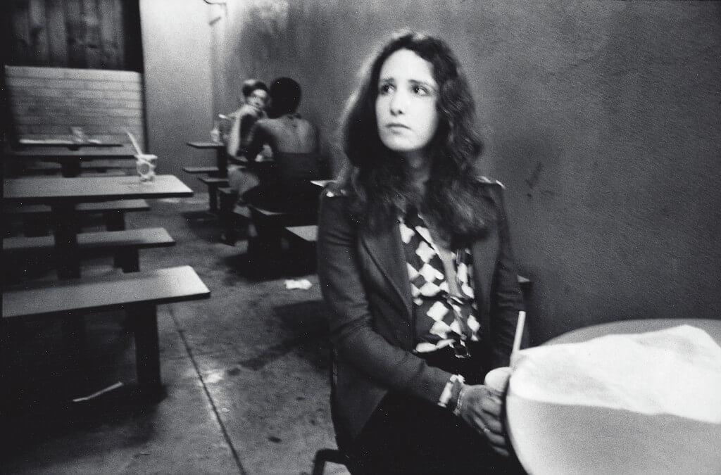 Jim with Soda, Hollywood, 1970. Vintage gelatin silver print. 11 x 14”.