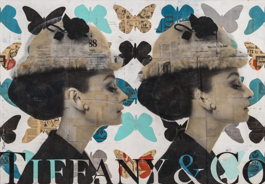Hearts Alive by Robert Mars. Mixed media on wood panel with epoxy resin, 46 x 66 inches. Courtesy of JoAnne Artman Gallery.