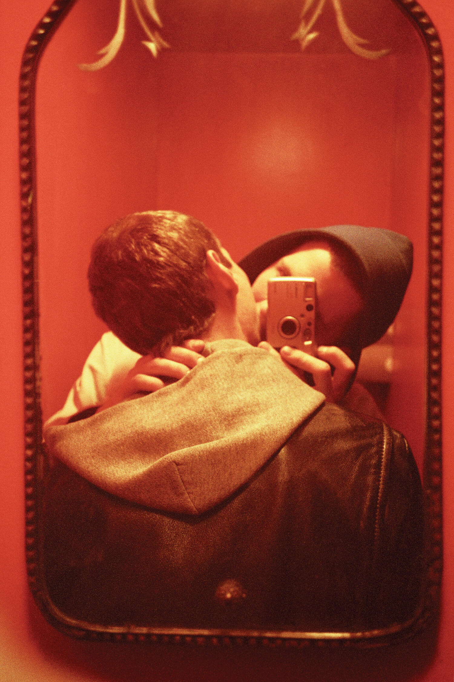 Red Mirror, 1999. C-print, 45 x 30 inches. © Ryan McGinley.