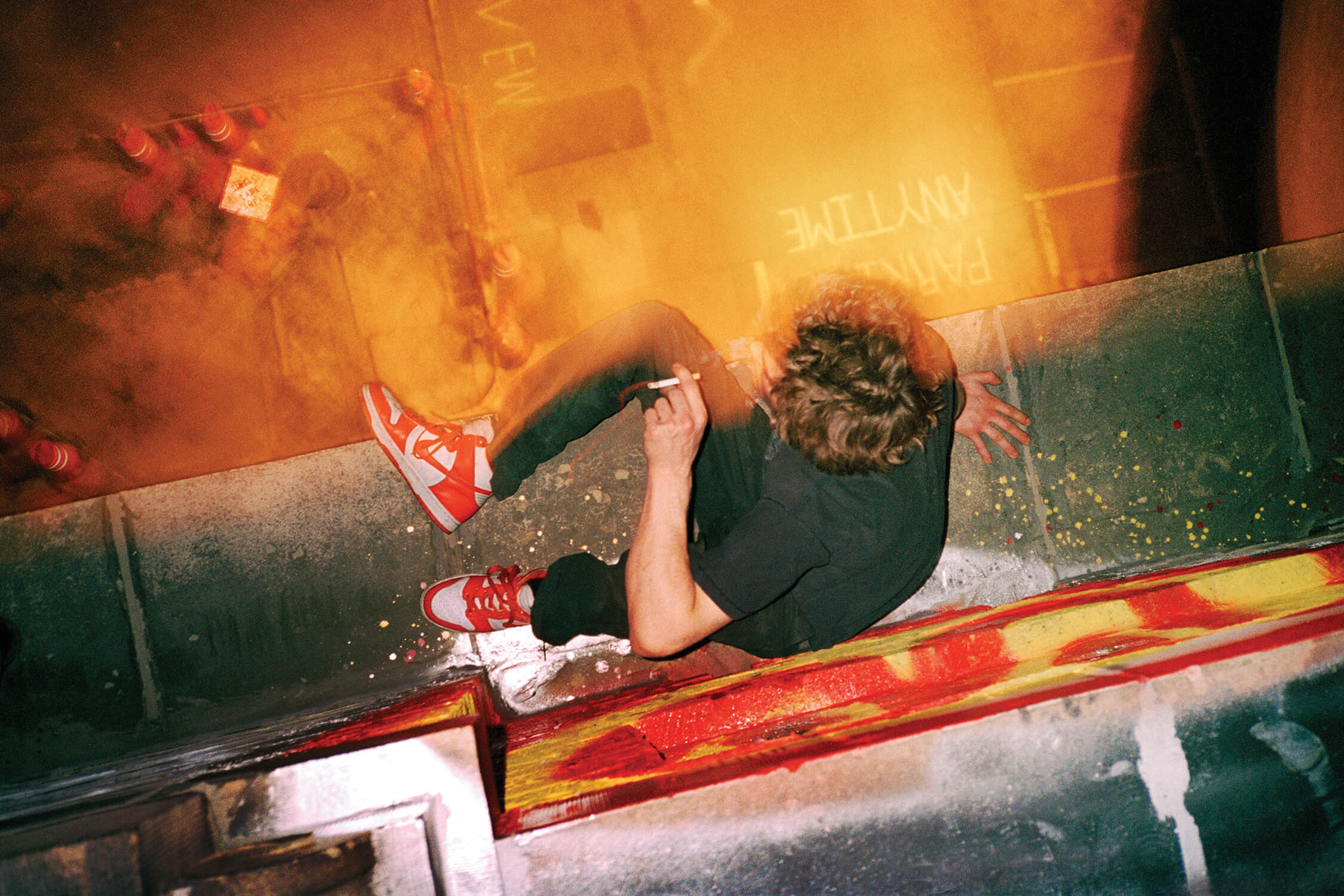 SACE (Canal Ledge), 2001. C-print, 40 x 60 inches. Collection of Michael and Michelle Fries. © Ryan McGinley.