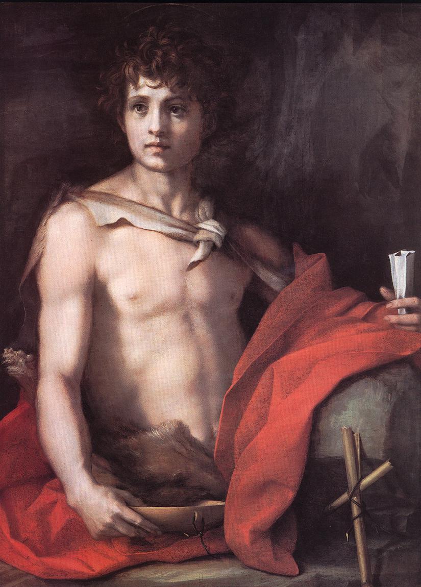 St John the Baptist (1523). Andrea del Sarto