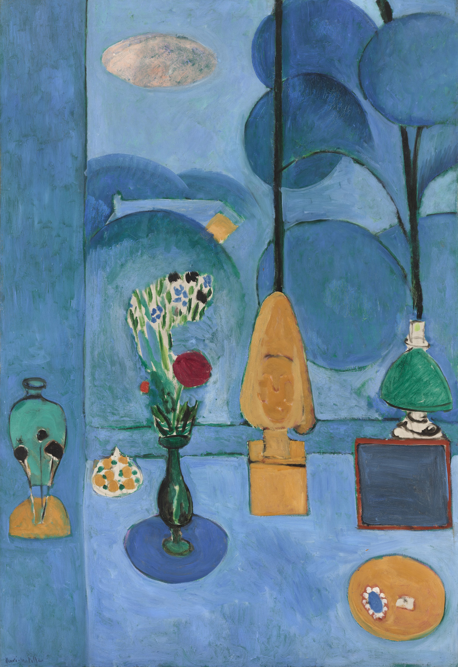 Henri Matisse, The Blue Window, 1913; oil on canvas; the Museum of Modern Art, New York, Abby Aldrich Rockefeller Fund; © Succession H. Matisse / Artists Rights Society (ARS), New York. 