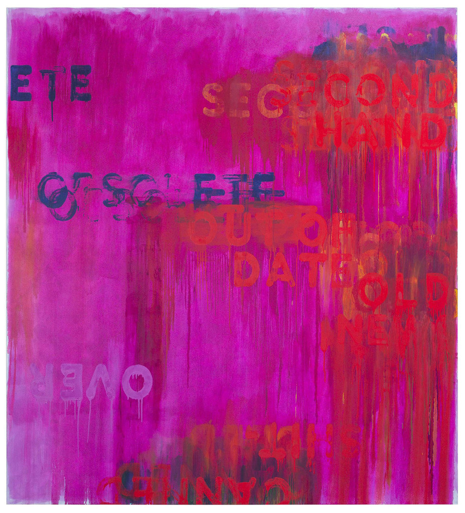 Obsolete (2016). oil on canvas. 88 x 80 inches.