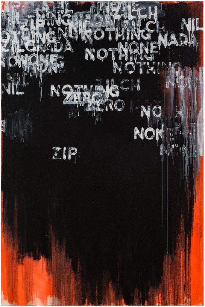 Zip (2015). oil and acrylic on canvas. 75 x 50 inches.