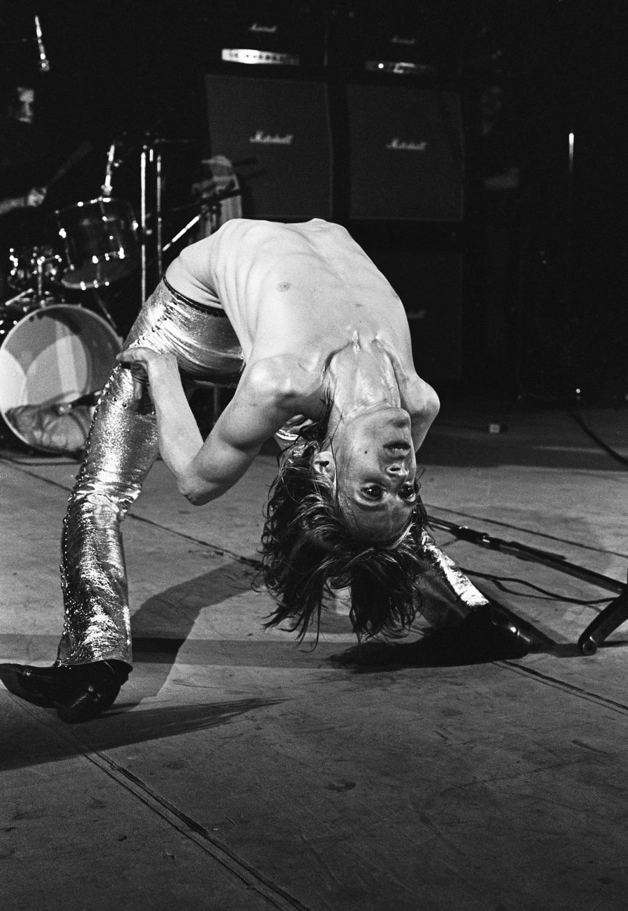 Iggy Pop, Back Bend. PHOTO © MICK ROCK 2017.