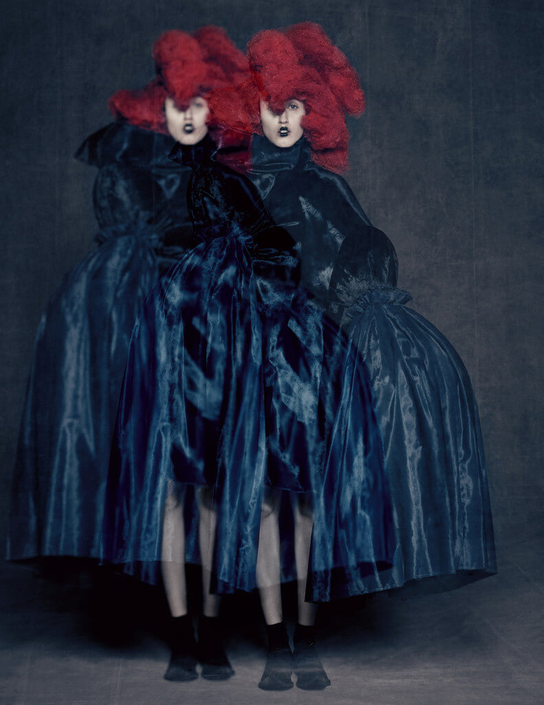 Blue Witch, spring/summer 2016; Courtesy of Comme des Garçons. Photograph by © Paolo Roversi; Courtesy of The Metropolitan Museum of Art.