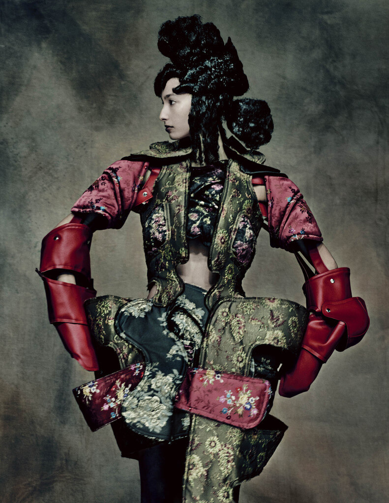 18th-Century Punk, autumn/winter 2016–17; Courtesy of Comme des Garçons. Photograph by © Paolo Roversi; Courtesy of The Metropolitan Museum of Art Rei Kawakubo/Comme des Garçons: Art of the In-Between.