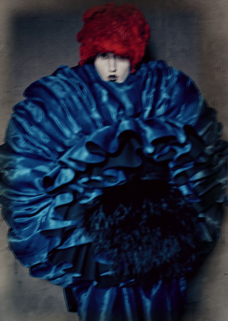 Blue Witch, spring/summer 2016. Photograph by © Paolo Roversi; Courtesy of The Metropolitan Museum of Art.