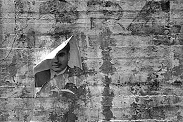 Dennis Hopper Torn Poster man 1961