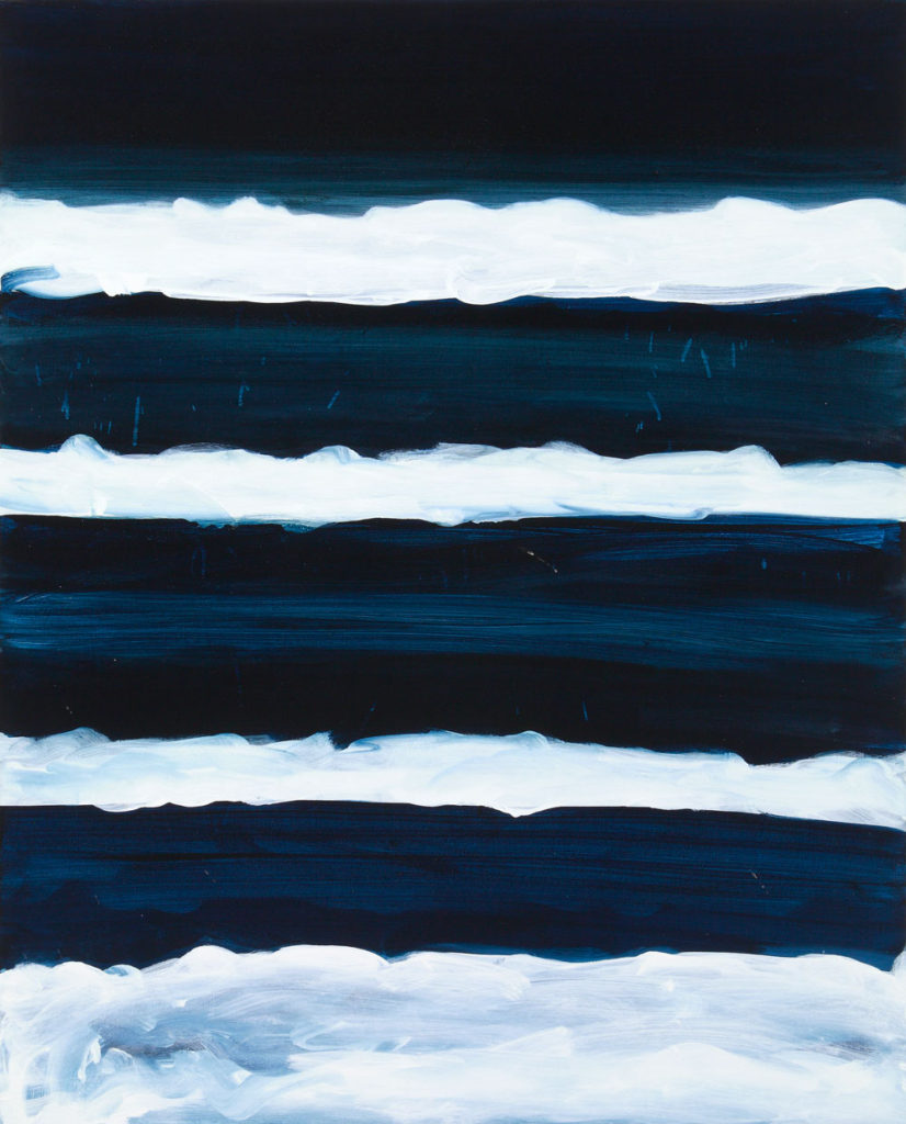Night swimmer by Mary Heilmann