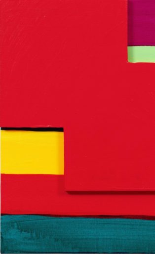 Red Mirage, painting by Mary Heilmann