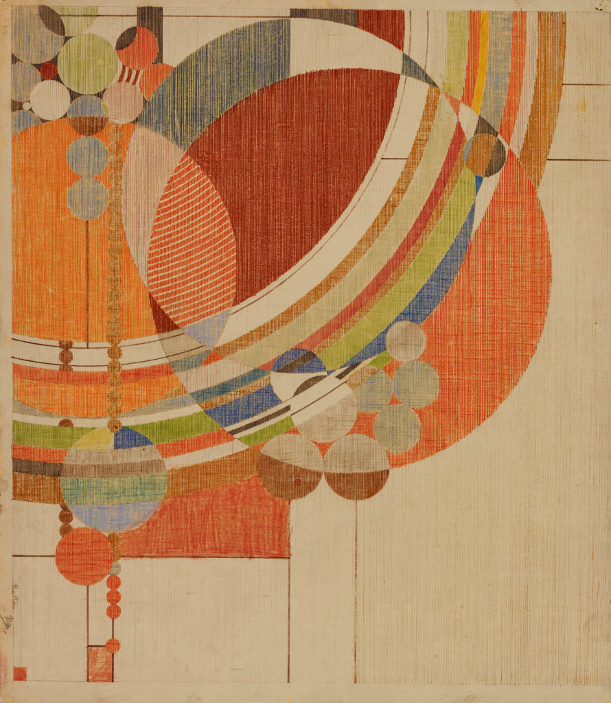 Frank Lloyd Wright drawing March Balloons MoMA