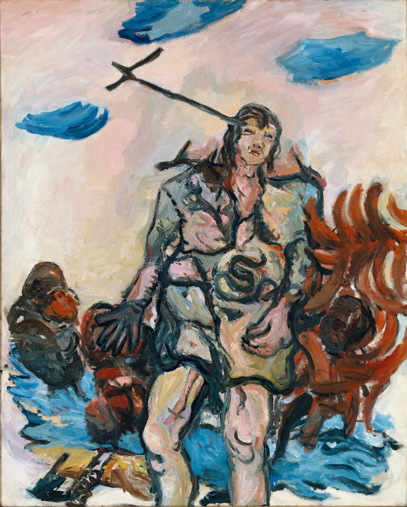 George Baselitz The Shepherd at the Guggenheim Museum Painting