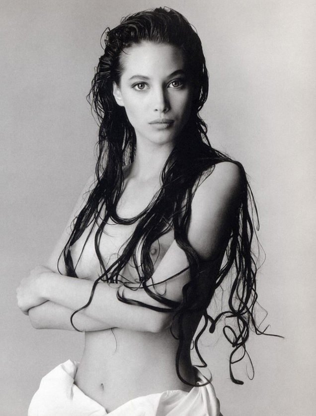 Christy Turlingon by Richard Avedon