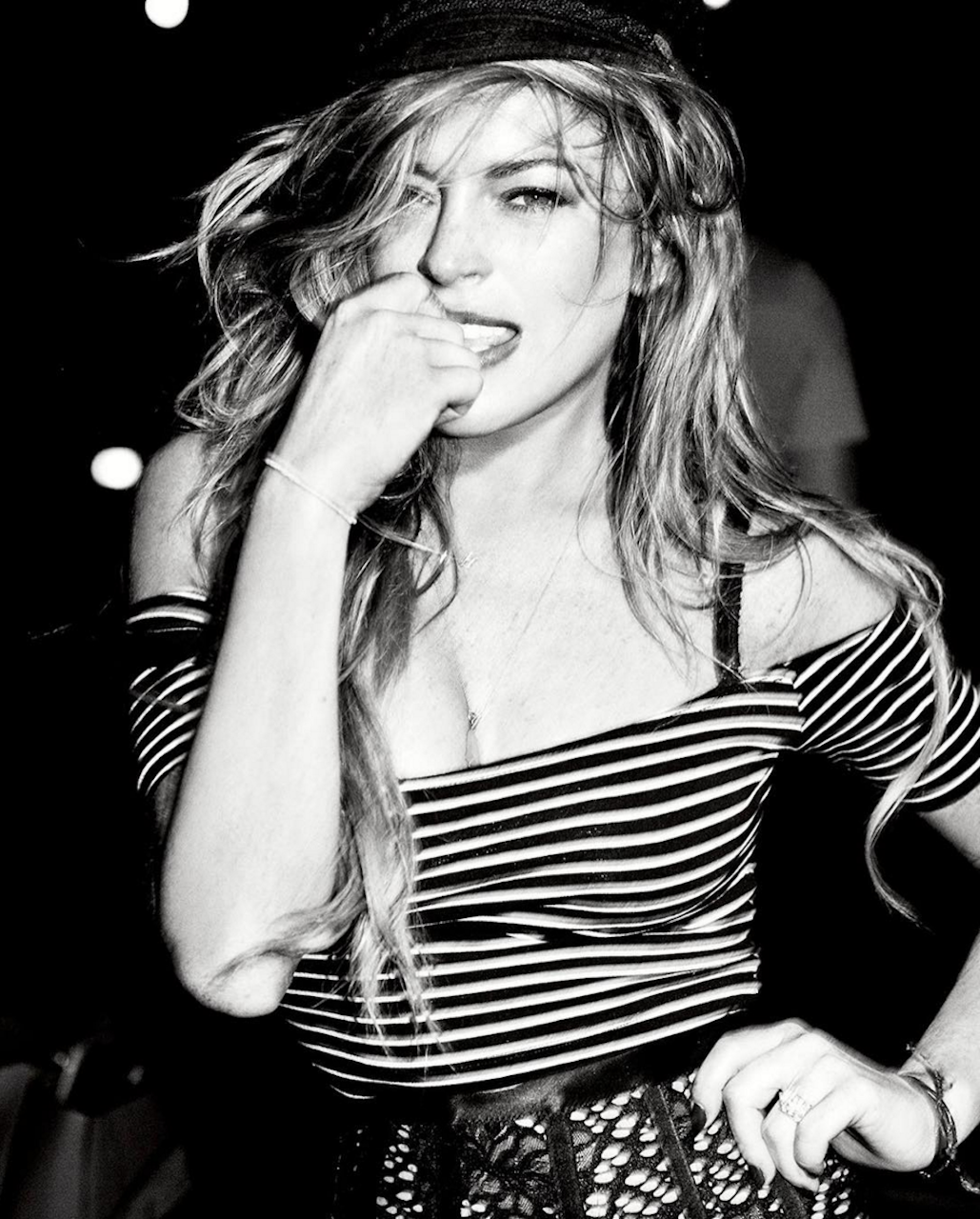 lindsay lohan shot by ellen von unwerth