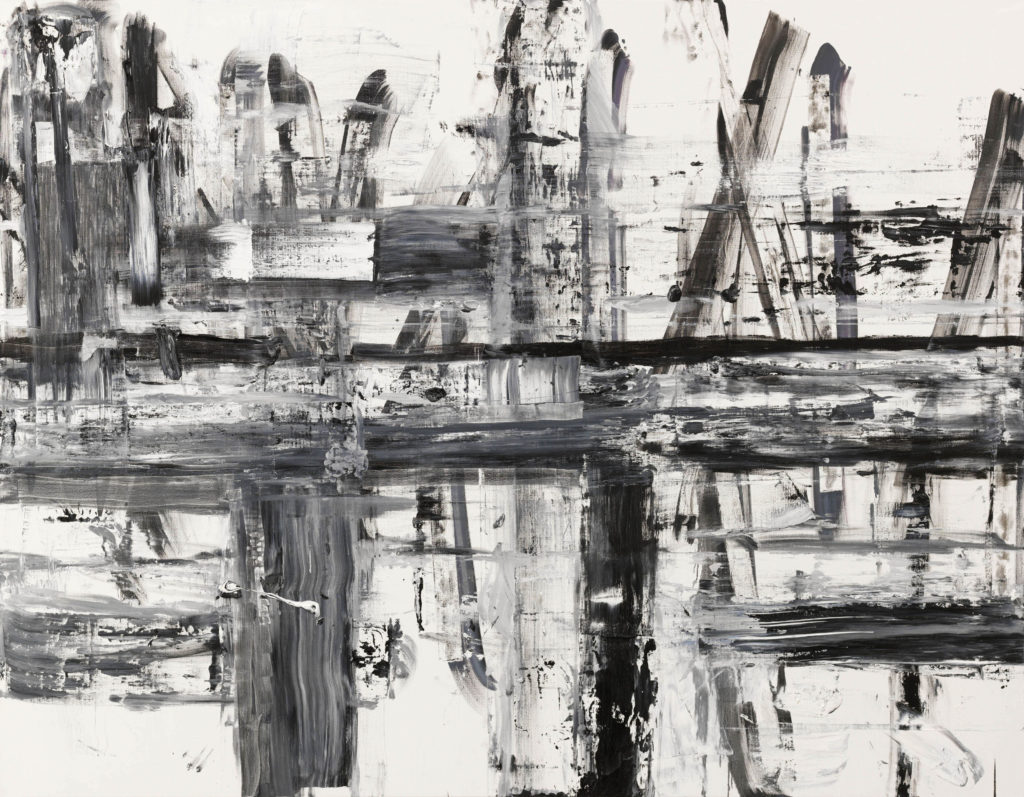 Louise Fishman SHARPS AND FLATS 2017 Oil on linen