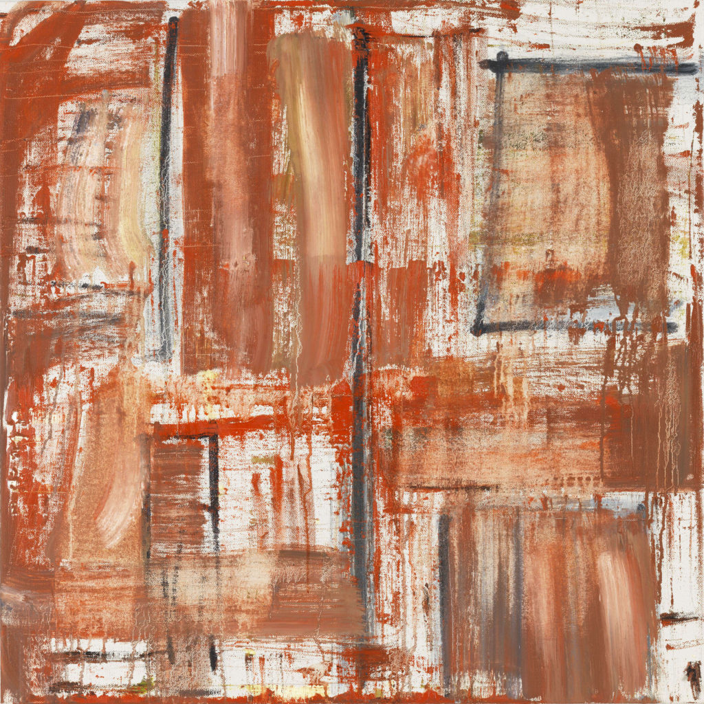 Louise Fishman MARS ORANGE 2017 Oil on linen