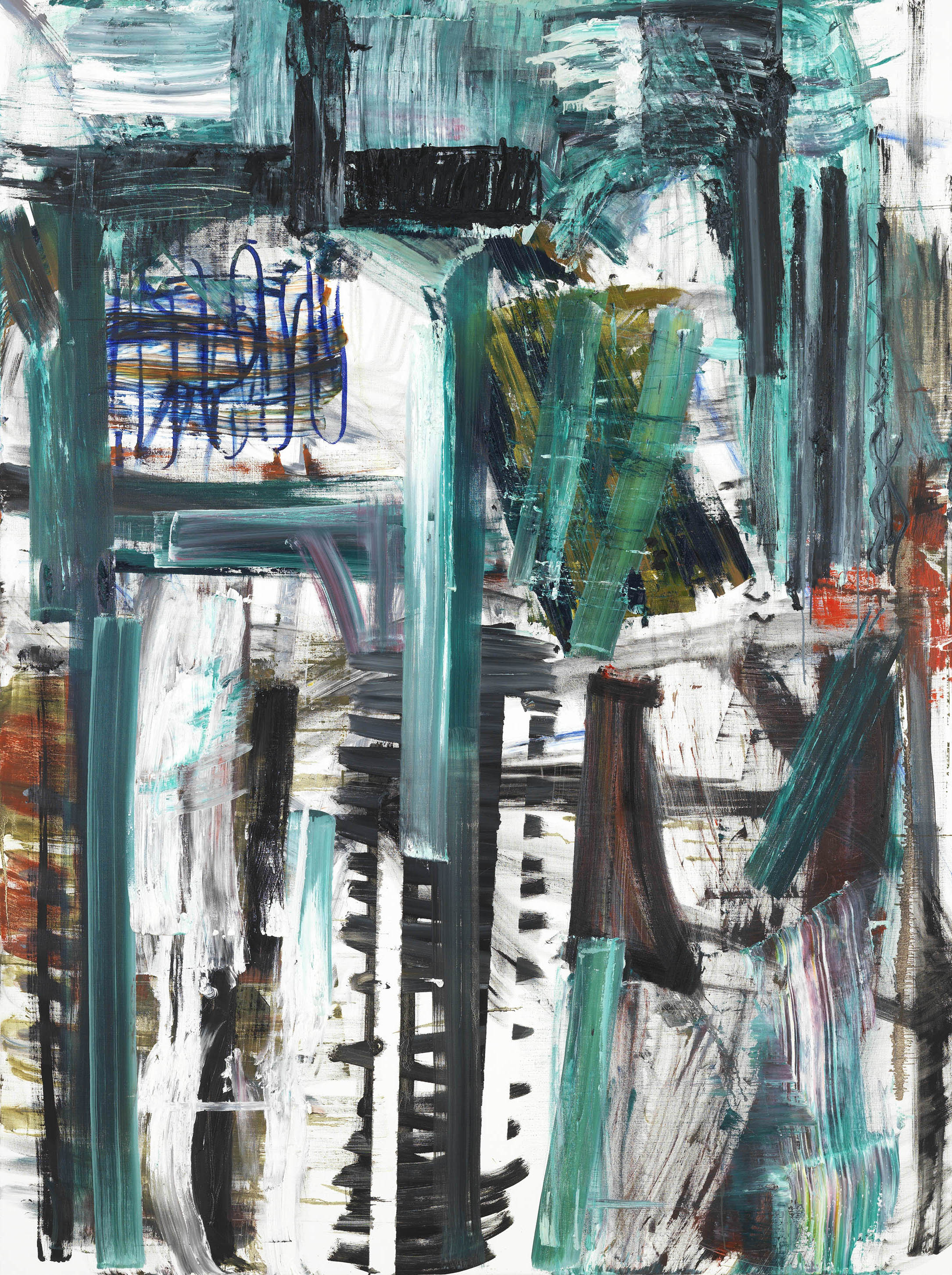 Louise Fishman AS IS 2017 Oil on linen