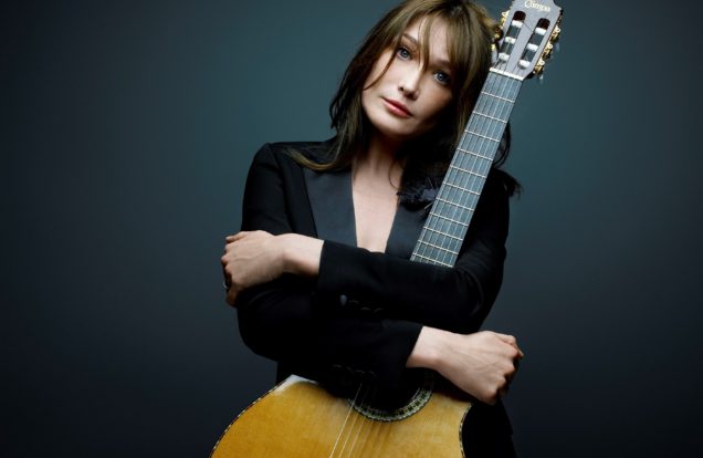 Carla Bruni is touring the USA to promote her latest album-Little French Songs