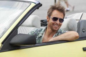 Sam in Car